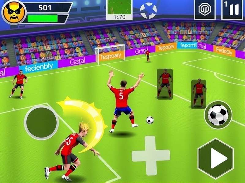 Genius Striker Gameplay Controls